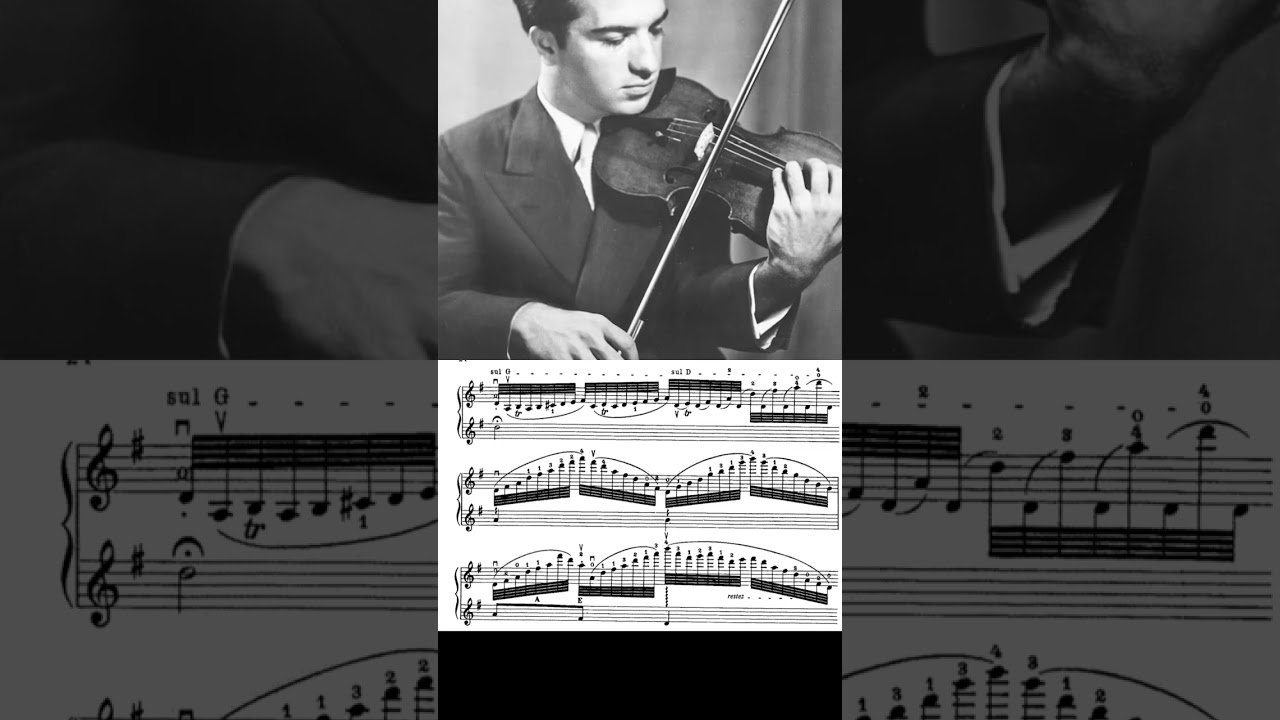 Craziest violin technique by Ruggiero Ricci