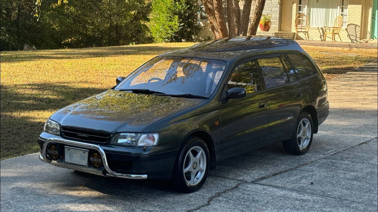 1993 Toyota Caldina 4WD Sky Canopy Roof!!! Walk Around and Test Drive!!