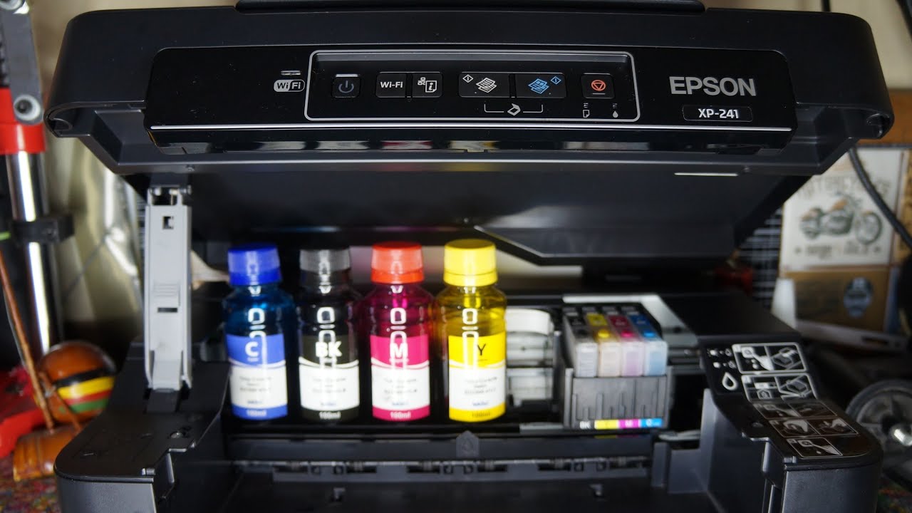EPSON XP-241 . FINALMENTE CONSEGUI CARTUCHOS RECARREGÁVEIS IMPRESSORA EPSON
