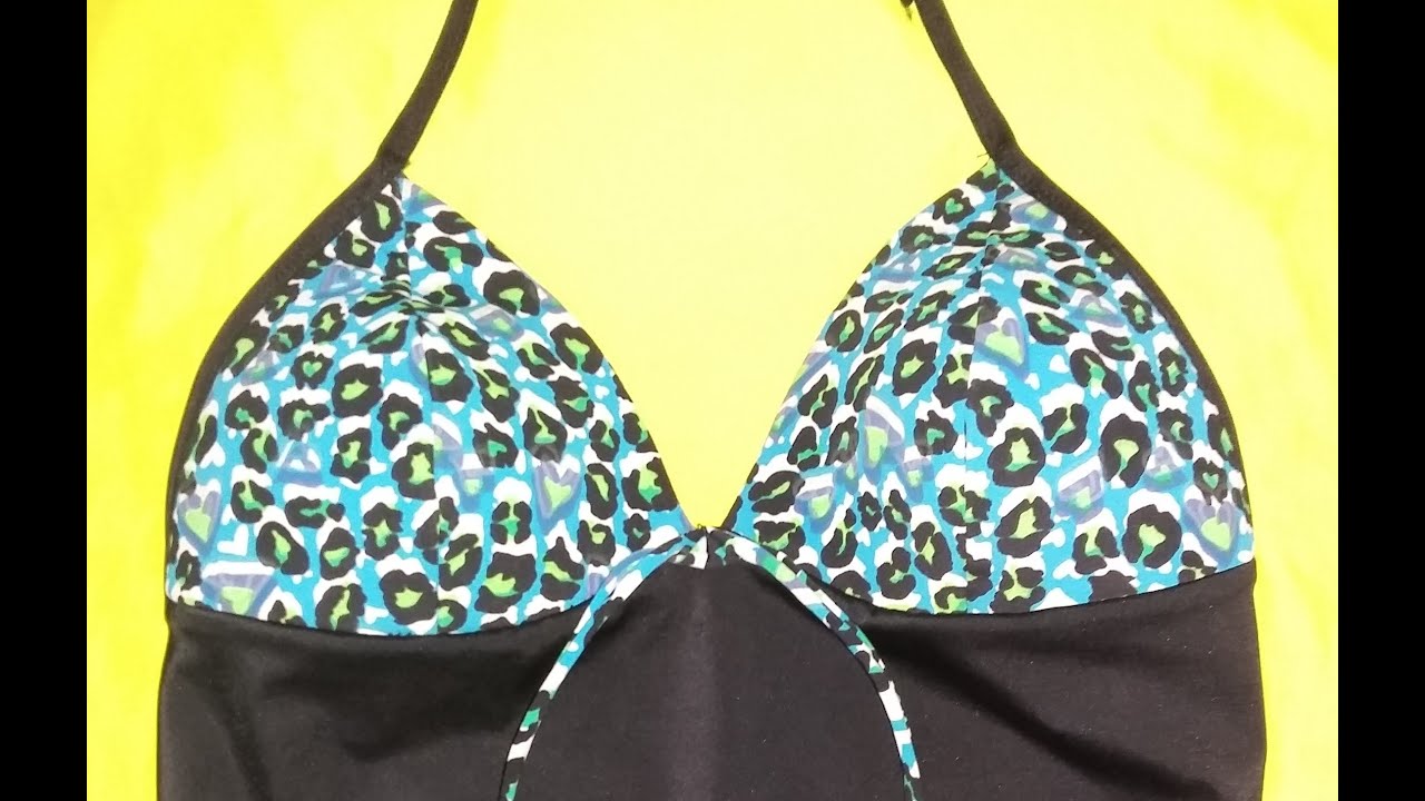 DIY Como forrar una copa prehormada de brasier, vestido o blusa.