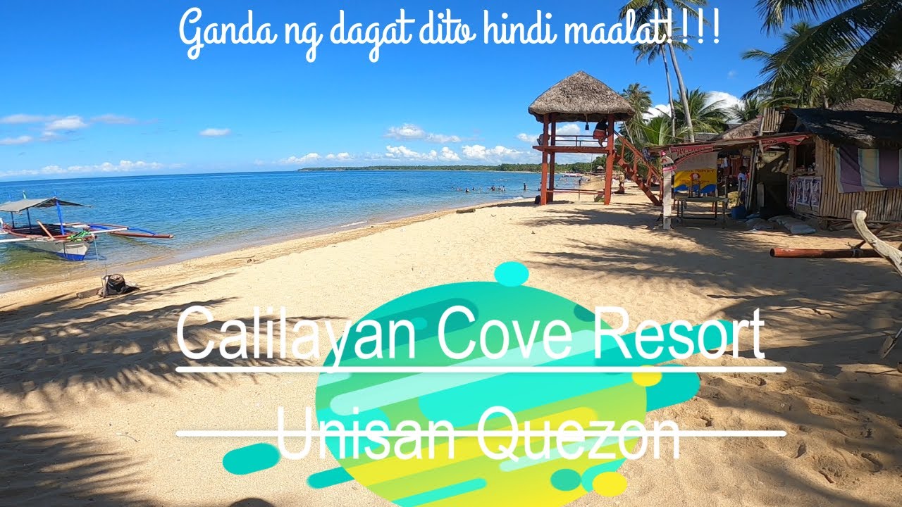 CALILAYAN COVE BEACH RESORT,UNISAN QUEZON | TRAVEL Vlog