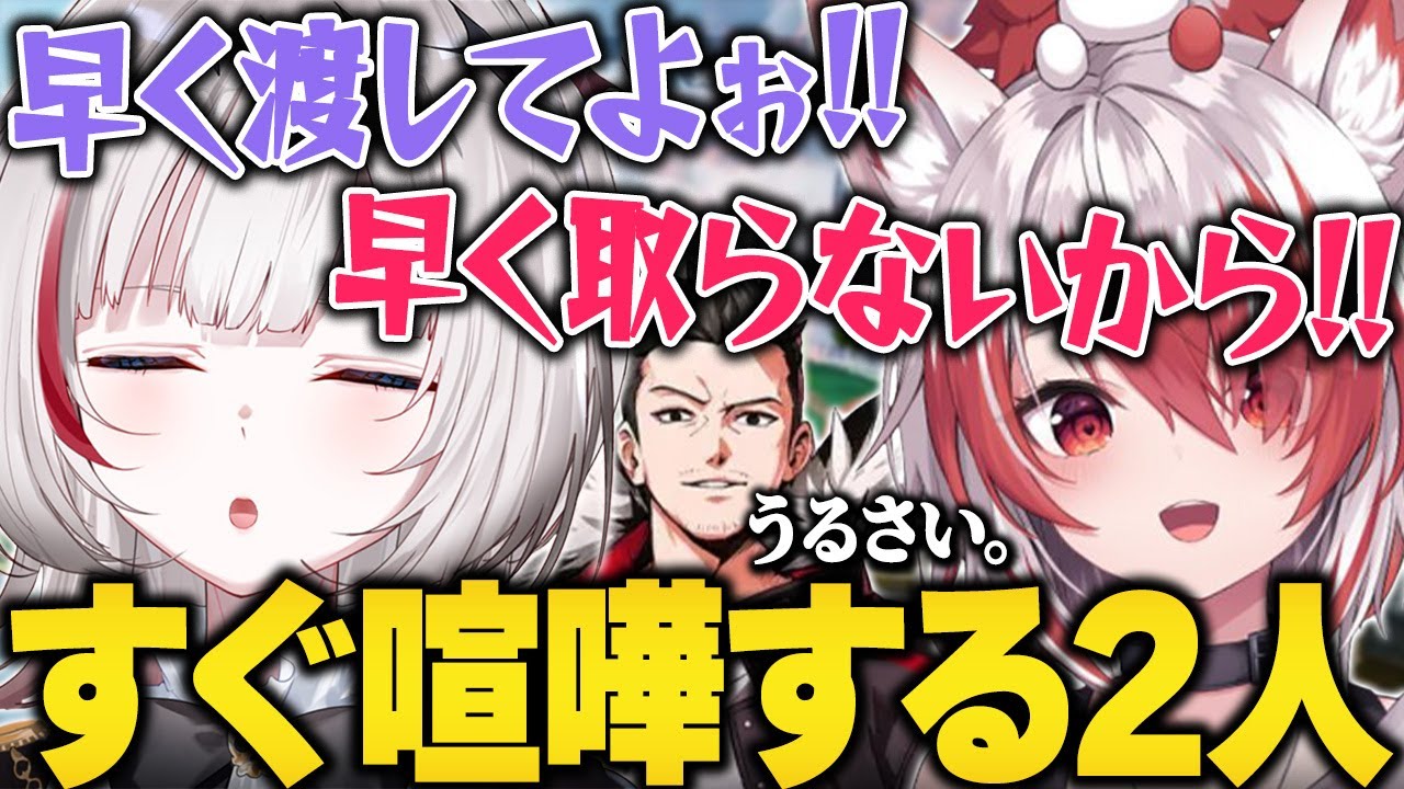 ちょっとした事ですぐ喧嘩する秋雪こはくとdttoに挟まれるrpr【VEE 秋雪こはく dtto rpr/APEX】