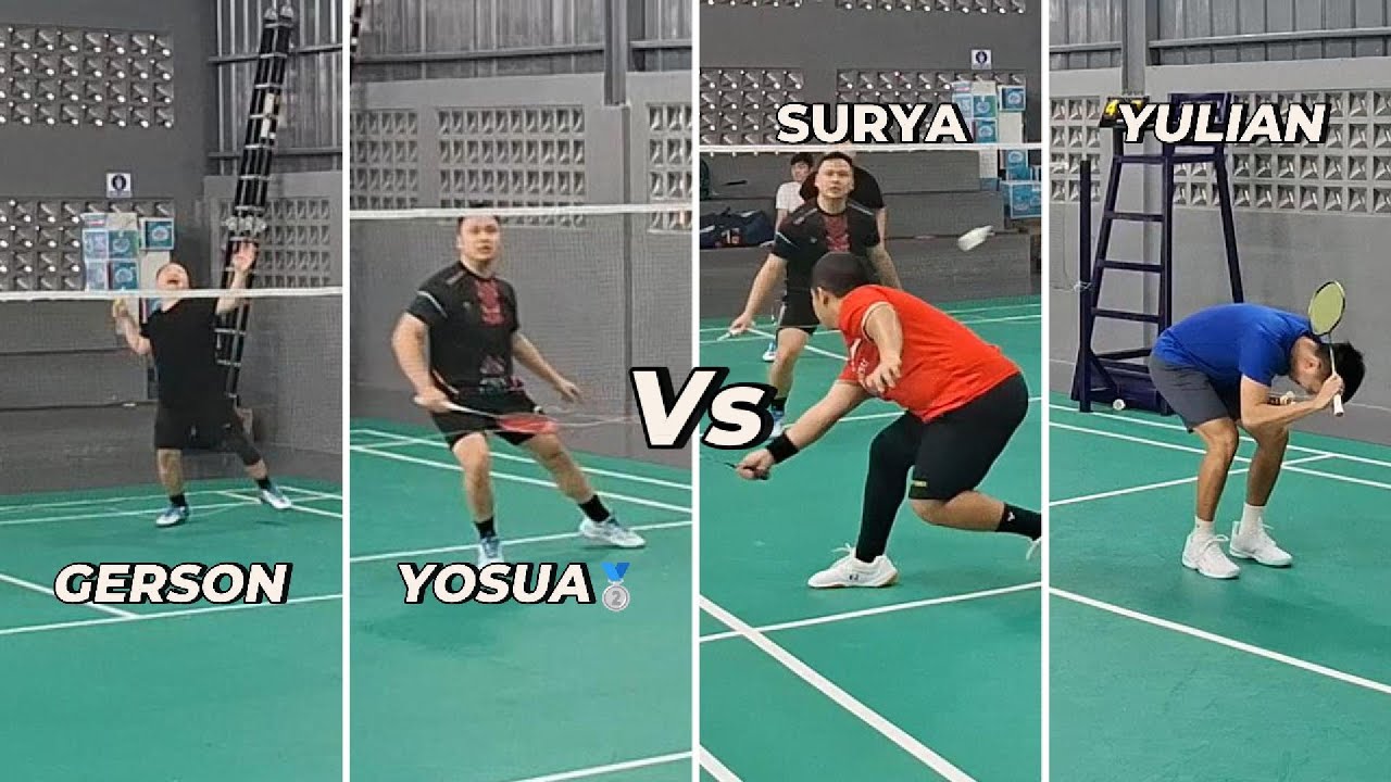 GERSON / YOSUA 🥈 vs SURYA / YULIAN - Ganteng Badminton Club - Men's Double Match