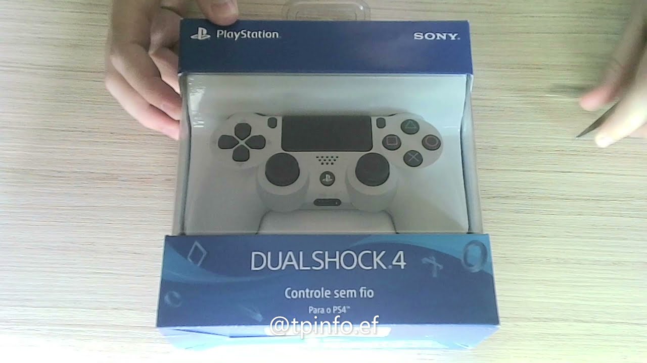 Unboxing - Controle Dualshock 4 PS4 Branco Glacial