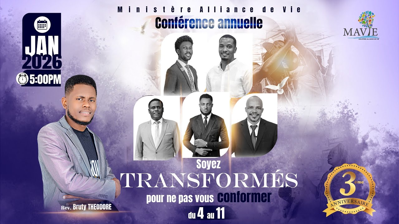5ème jour de notre Conférence Annuelle | Jeudi 8 Janvier 2026 | Mavie TV