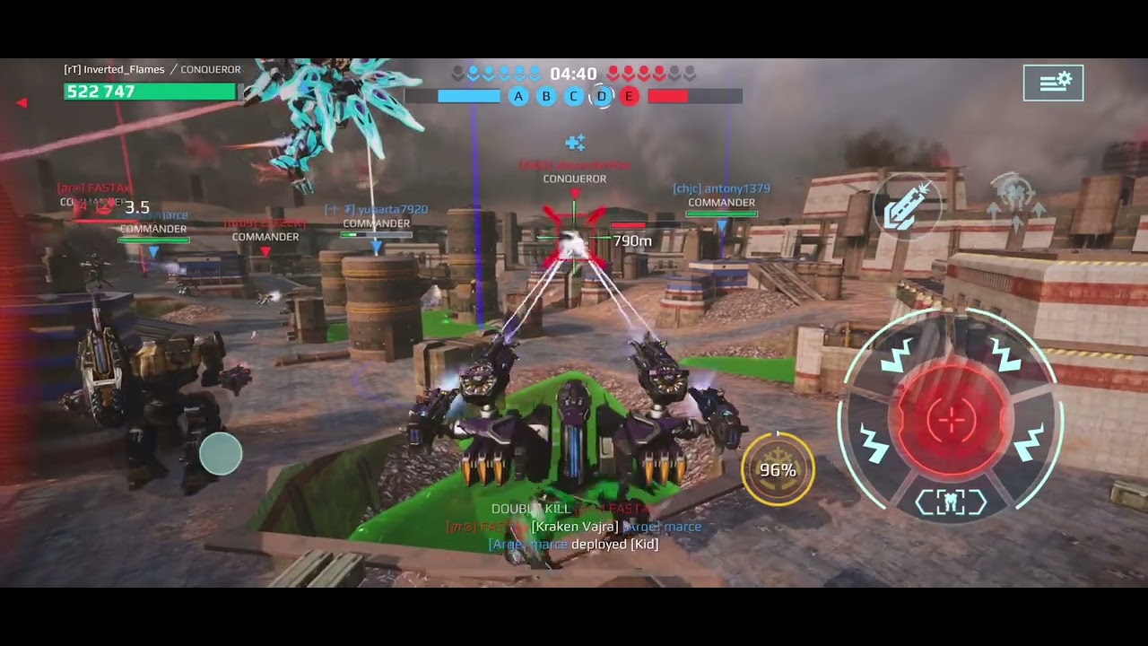 Warrobots nerfed Newton fulgur Tonans