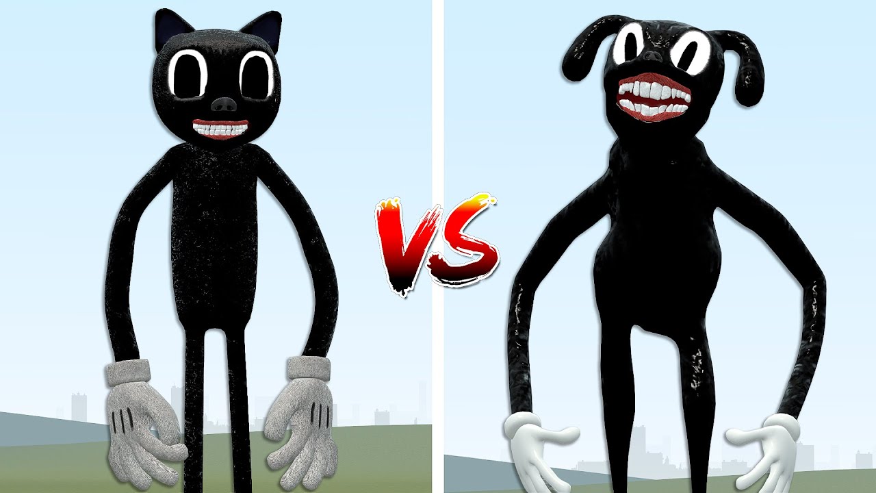 NEW CARTOON DOGS VS NEW CARTOON CATS in Garry's Mod!