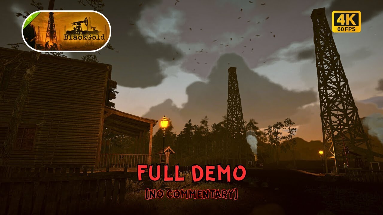BLACK GOLD: OIL DRILLING SIMULATOR Gameplay Walkthrough FULL DEMO STEAM NEXT FEST 2025 No Commentary