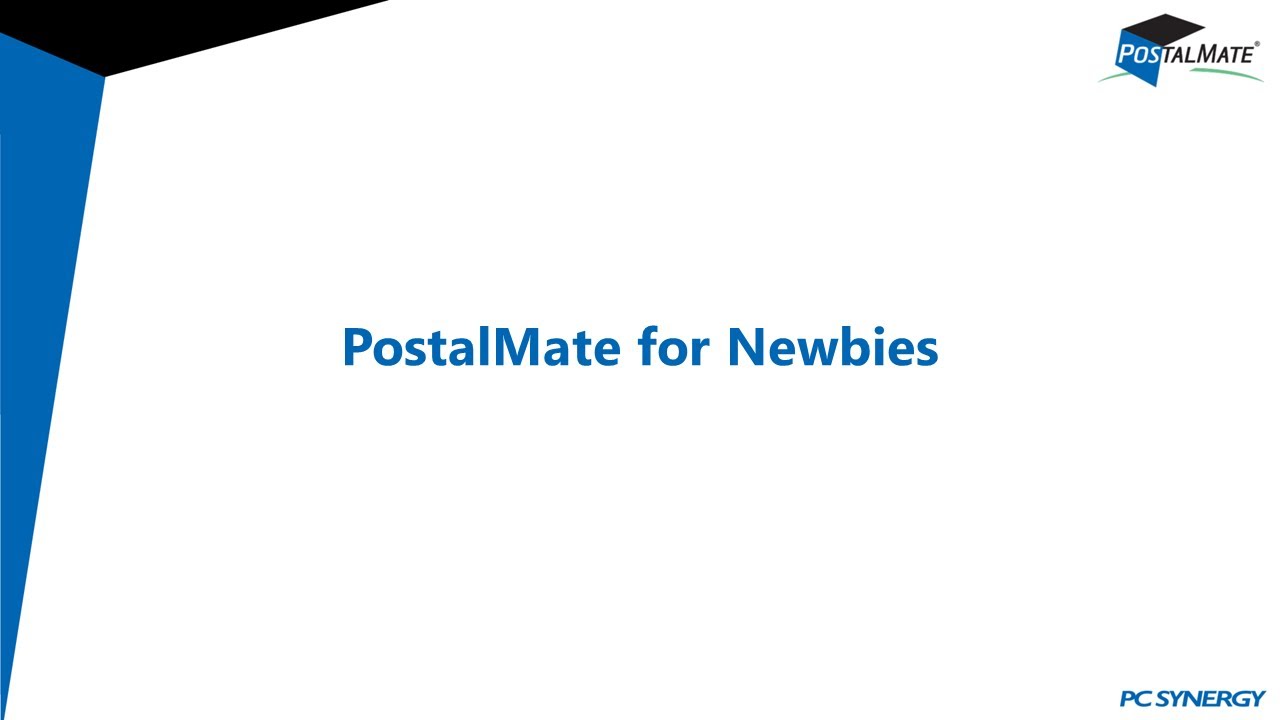 PostalMate for Newbies