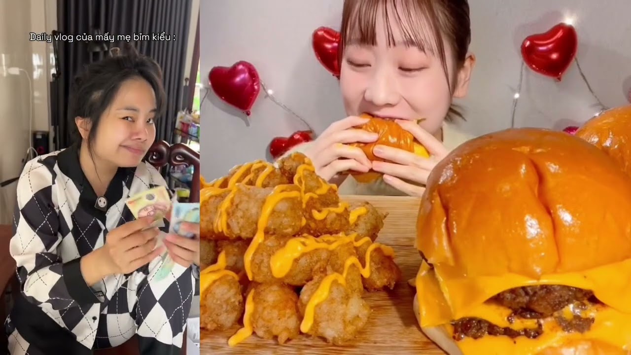 vừa mukbang vừa kể truyện/ cre: thích hương/ cre mukbang: Miyu