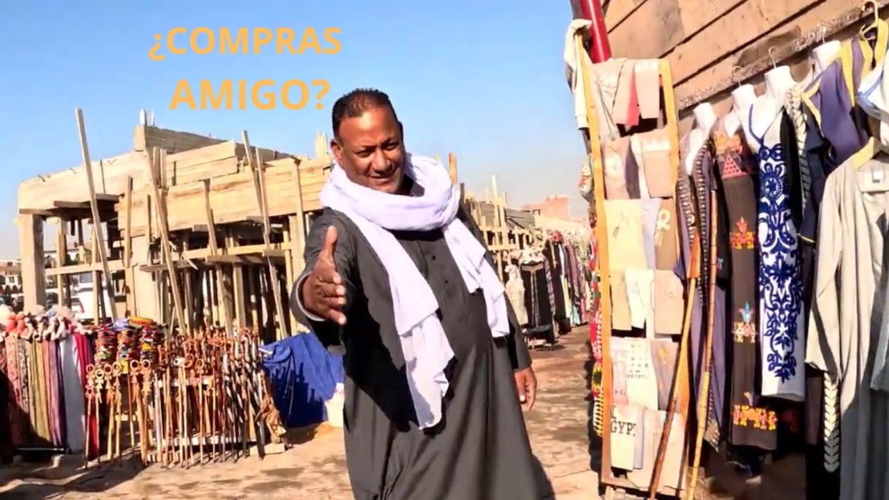 Templo de Edfú: atravesar el bazar para salir… misión casi imposible 🇪🇬