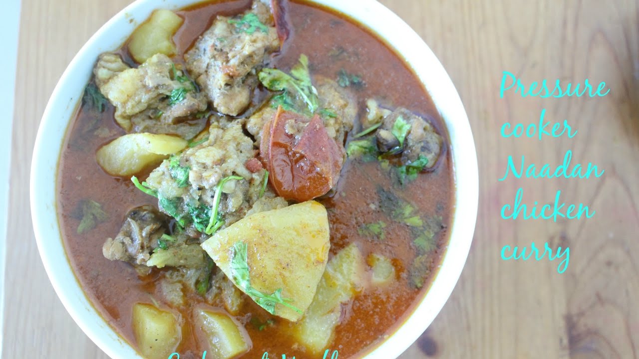 Nadan Chicken Curry / Thengapal Chicken Curry