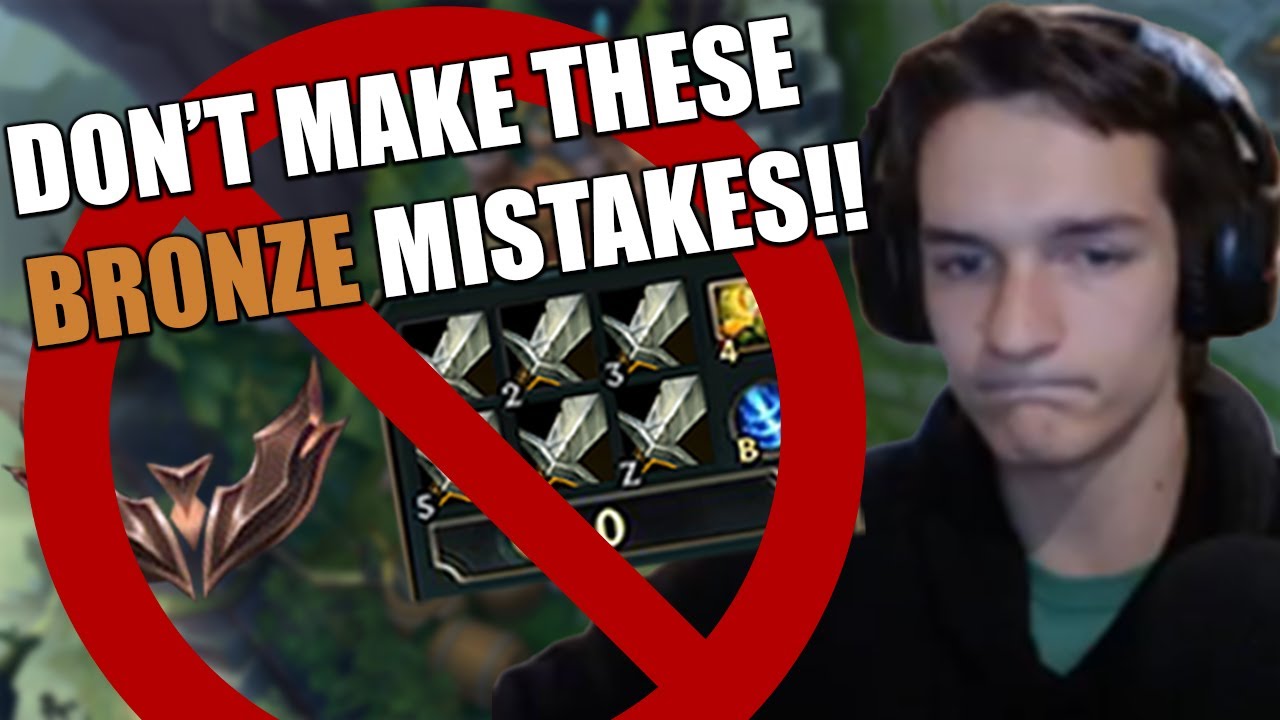 Most Common BRONZE Mistakes In League of Legends | Professional LoL Coach