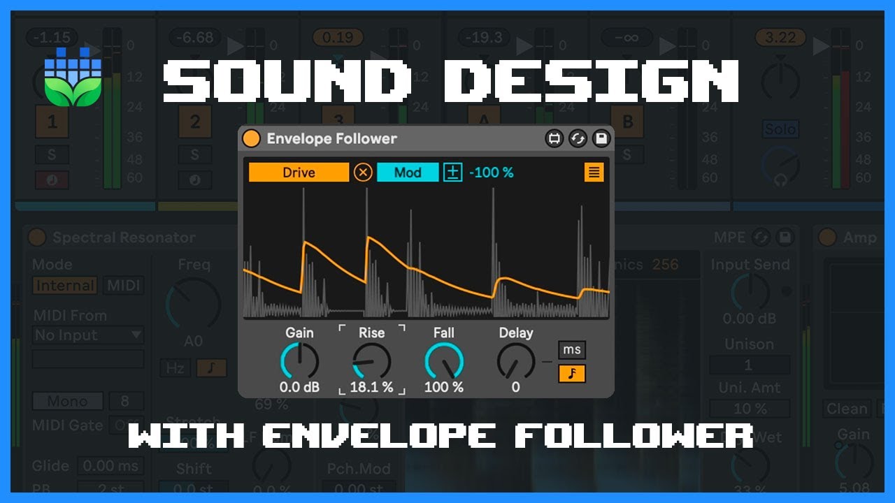 Звуковой дизайн с помощью Ableton Envelope Follower