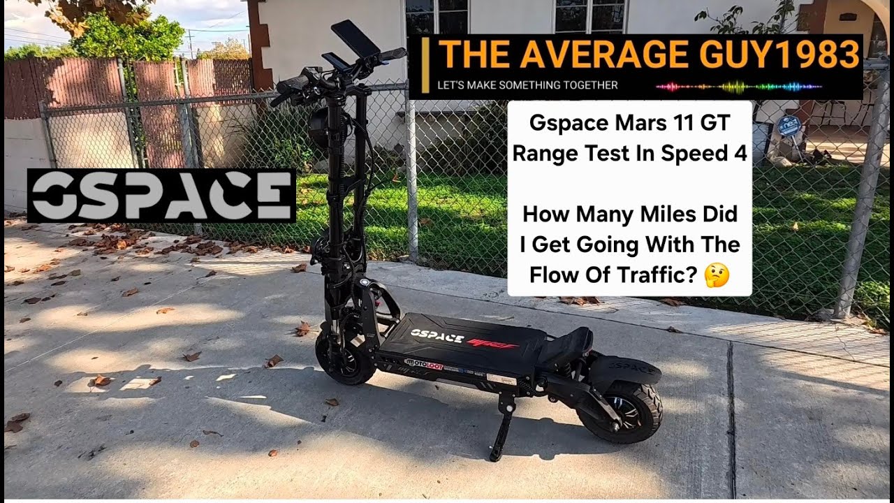 Тест дальности полета Gspace Mars 11 GT на скорости 4