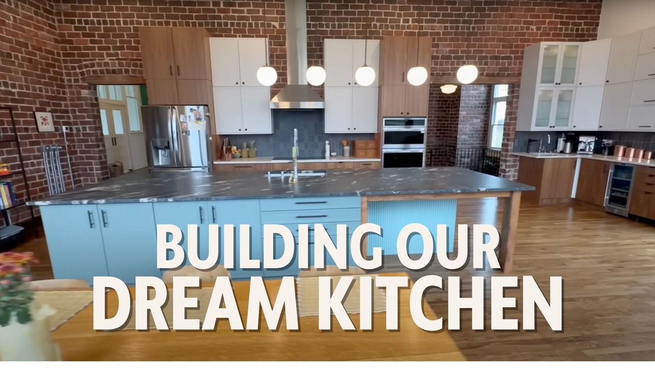 Our converted Schoolhouse: Building our DREAM KITCHEN