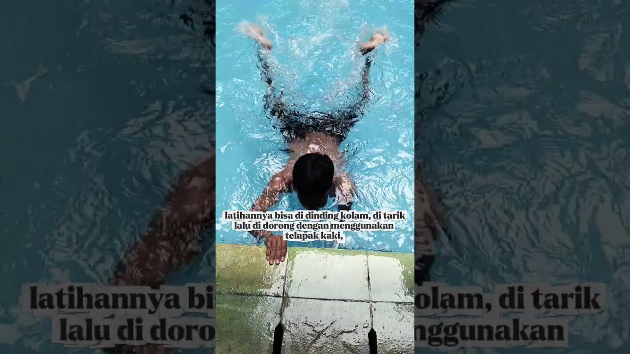 Tutorial renang gaya dada🏊. #post #renang 