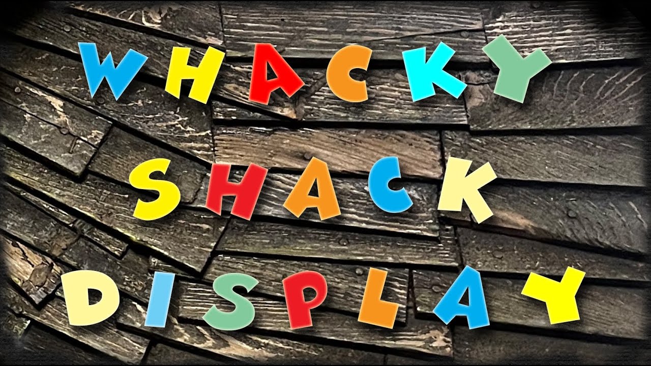 Original Whacky Shack Display Model Built In 1963