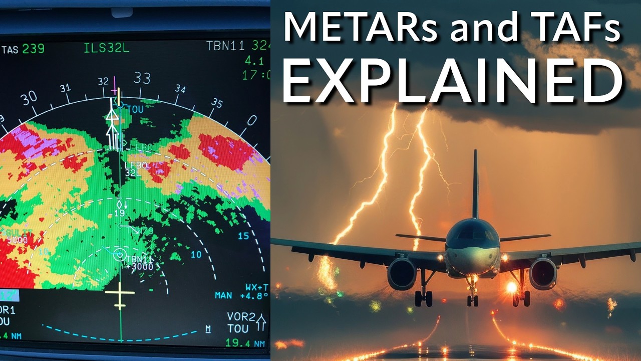 Как читать сводки METAR и TAF | Объяснение авиационной погоды для курсантов-пилотов