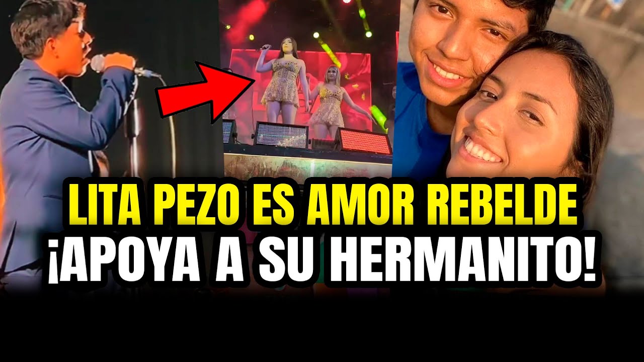 LITA PEZO PRESENTA A SU HERMANO CANTANTE DE AMOR REBELDE ¡JOVEN TALENTO!