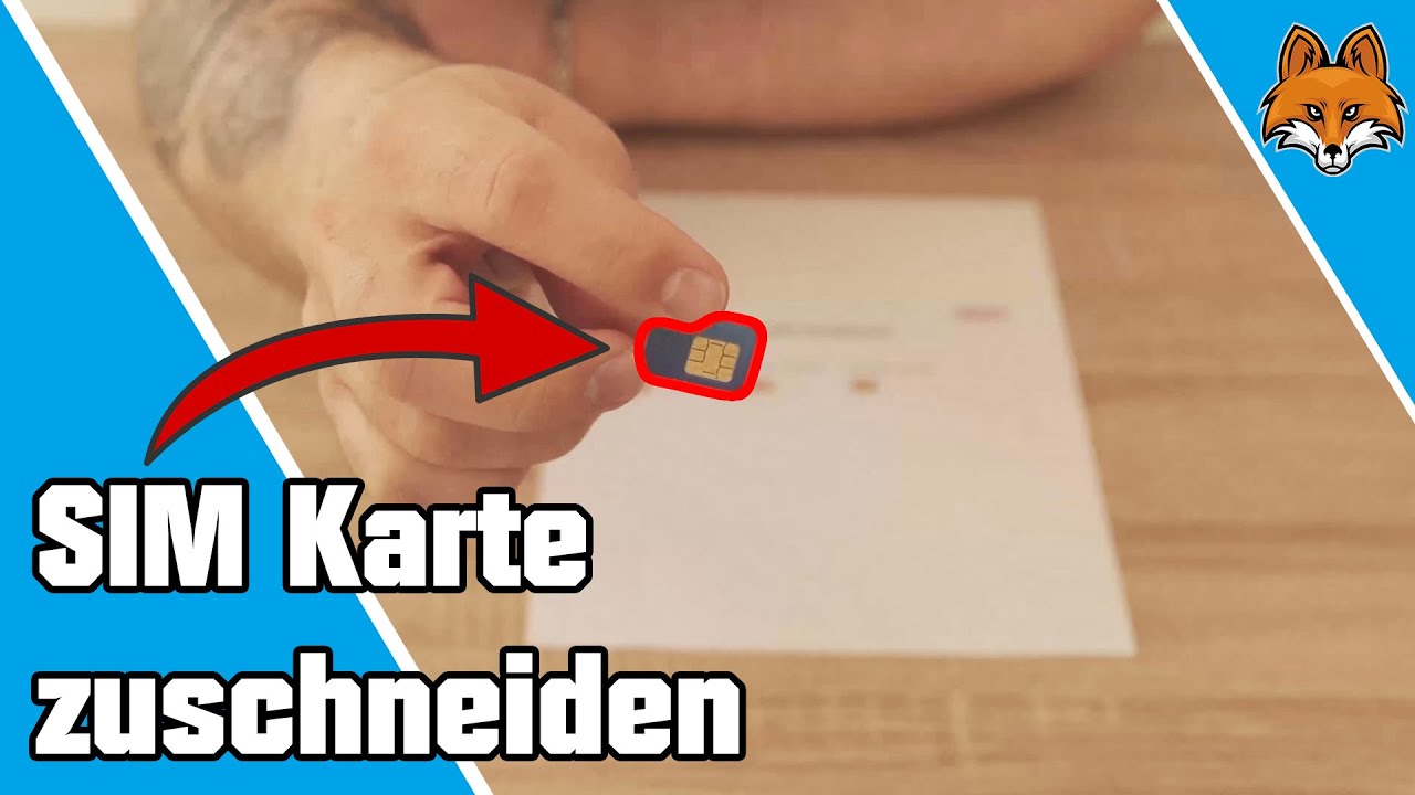 SIM Karte zuschneiden - SO gehts ganz einfach 📲