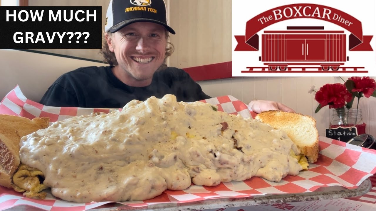 UNDEFEATED OMELET CHALLENGE WITH A BOAT LOAD OF GRAVY