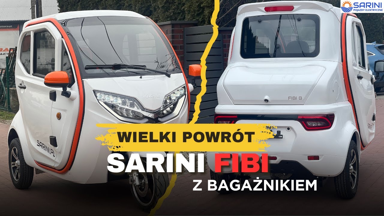 JEDYNY W POLSCE POJAZD ELEKTRYCZNY Z BAGAŻNIKIEM! [SARINI FIBI B] #sarini #new