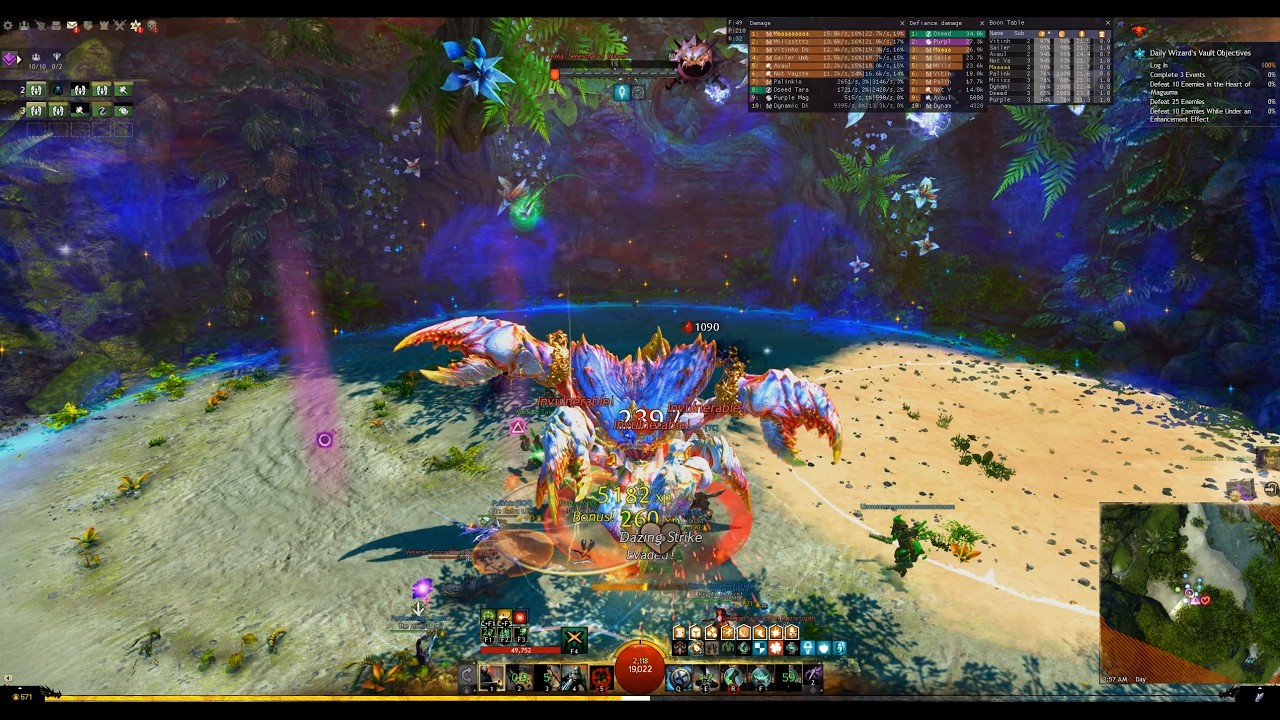 GW2 Crab Kela raid Mech dps PoV