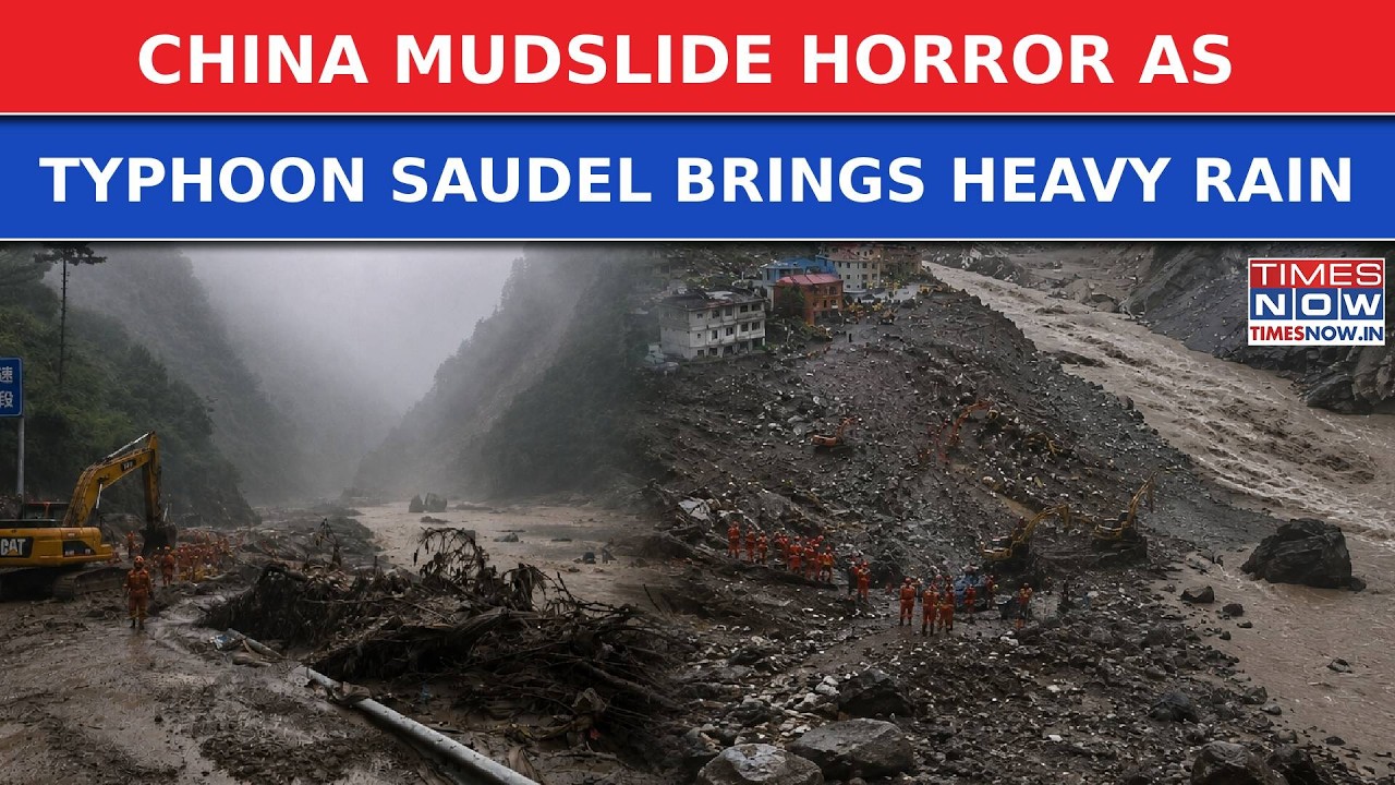 China Mudslide Horror After Typhoon Saudel Brings Days Of Heavy Rains| Deaths, Several Still Missing