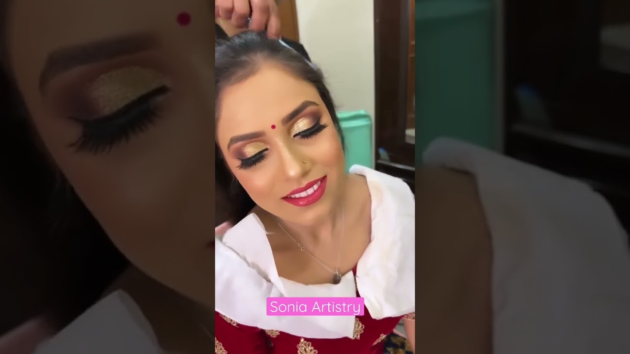 Bridal Eyelook | Makeup by Sonia Artistry #eyemakeup #shorts #makeup #bride