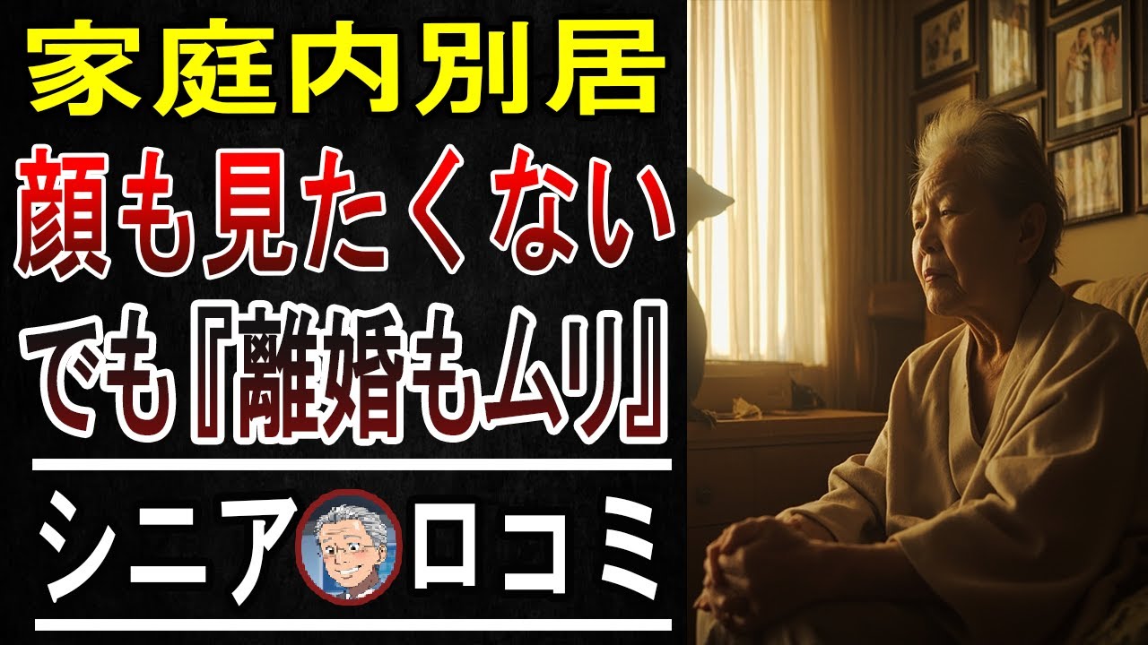 【衝撃】「あれ？私たち、ただの同居人？」熟年夫婦が語る”家庭内別居”のリアル。実はコレが原因だった！