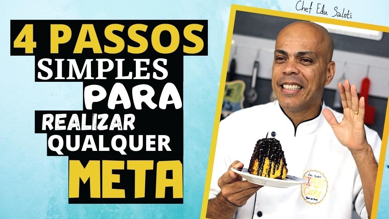(Live 16h) 4 Passos simples para realizar Qualquer Meta | Edu Saloti