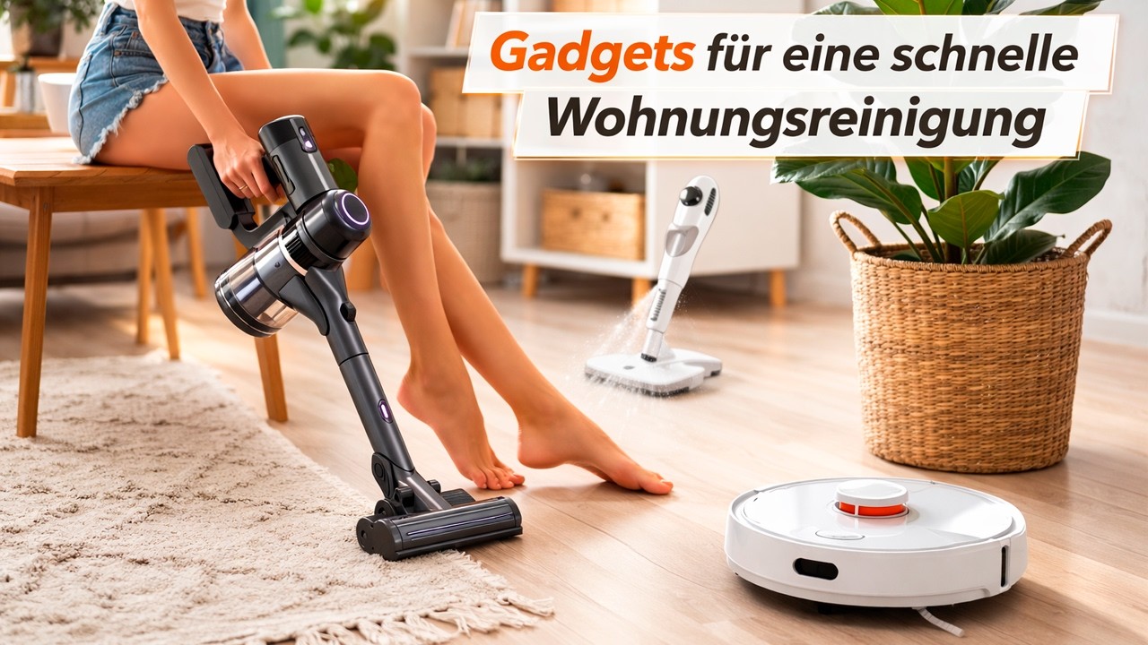Die besten Gadgets für eine schnelle Wohnungsreinigung