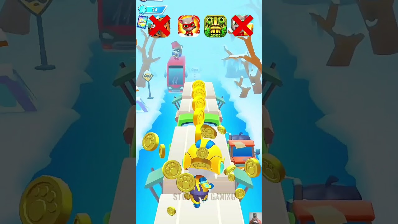 Which Running Game Wins for You❓🤔 #shorts  #italianbrainrot     #tomgoldrun #talkingtomherodashs