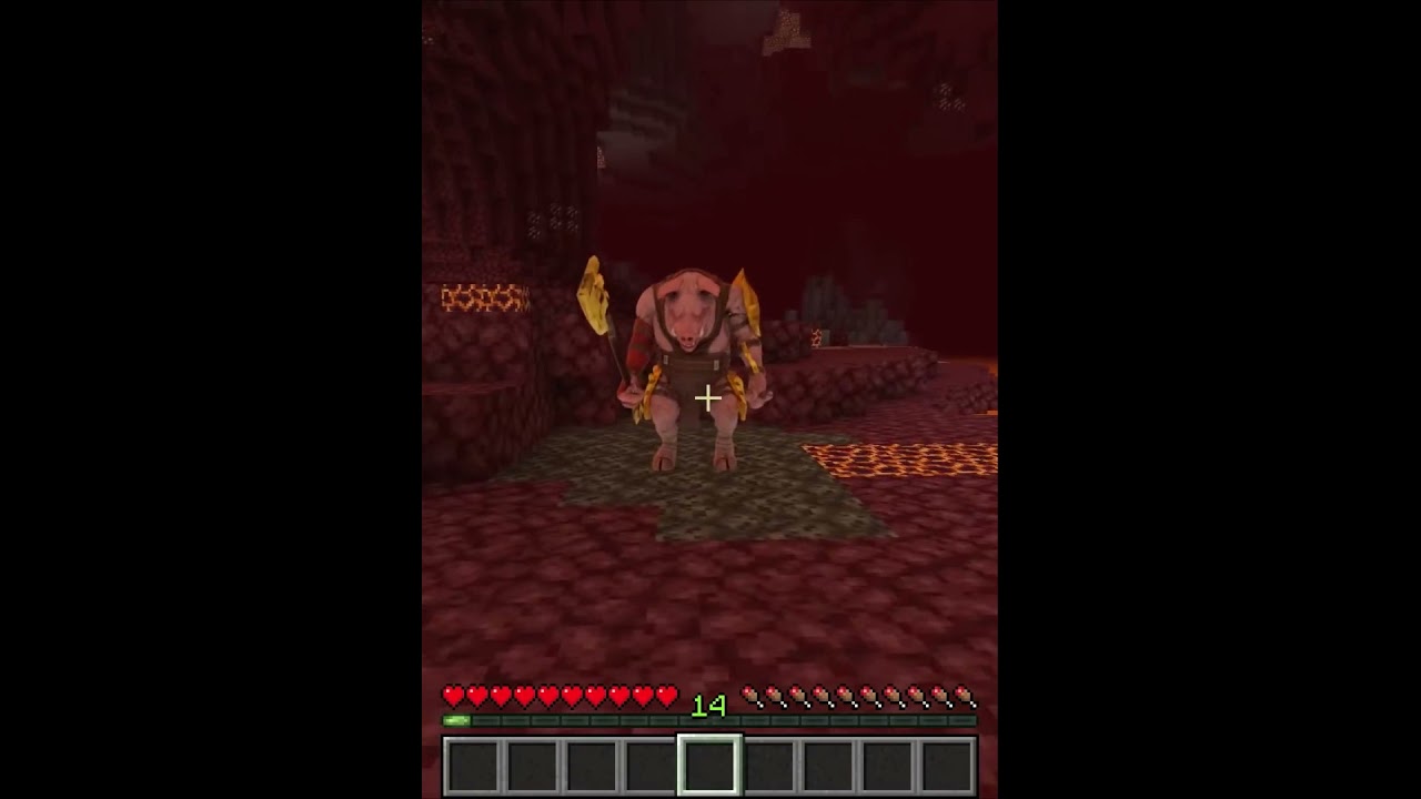 Realistic Piglin in Minecraft #Shorts