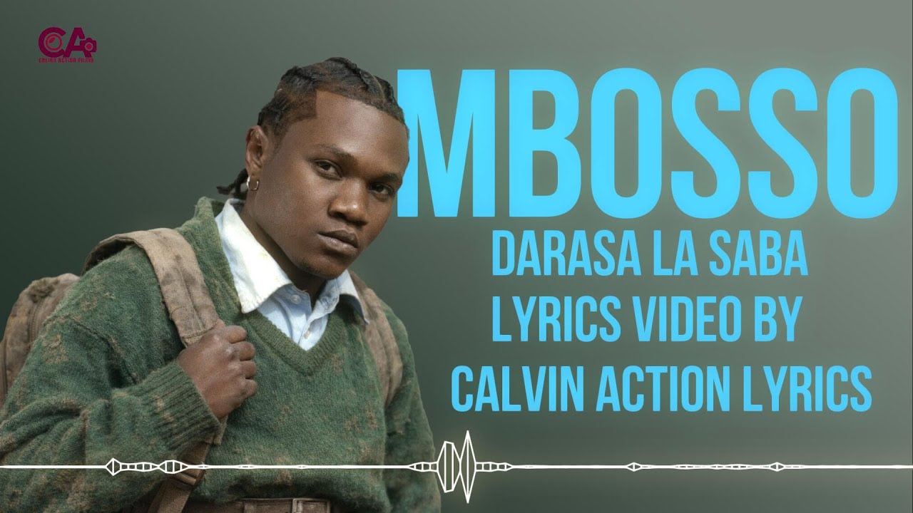 Mbosso - Darasa La Saba (Official Lyrics Video)