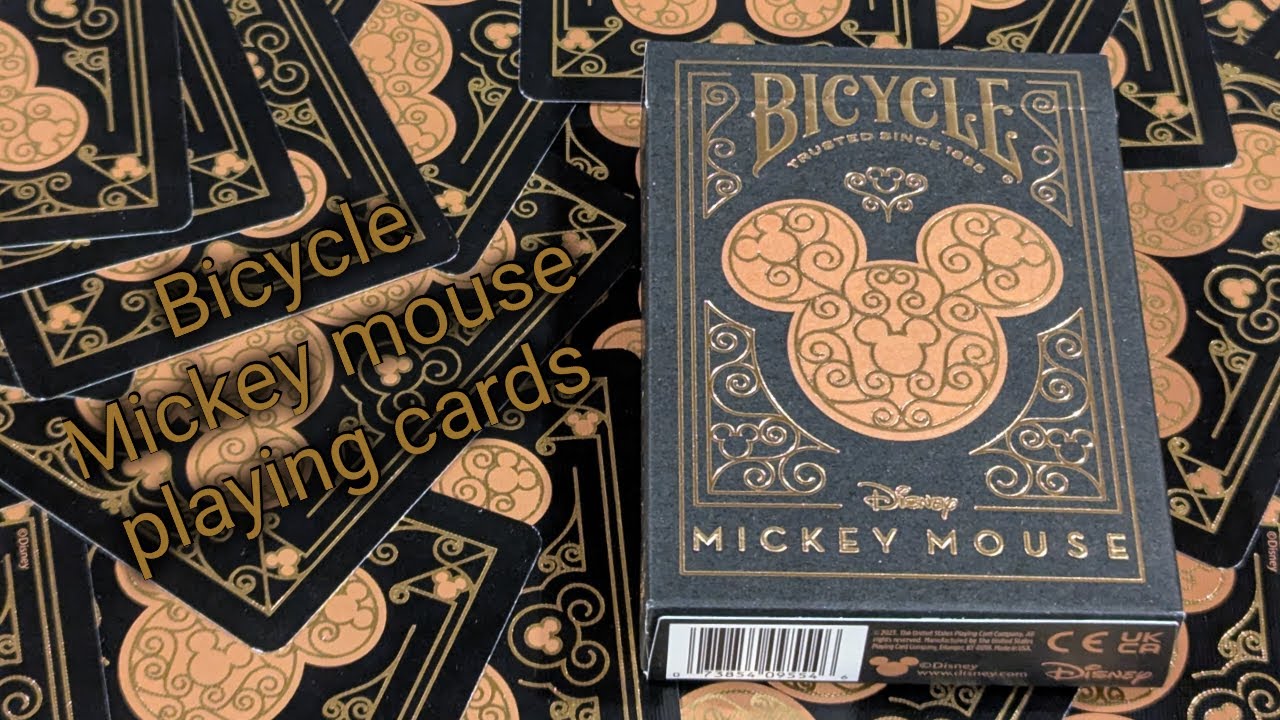 Daily deck review day 398 - Bicycle mickey mouse playing cards