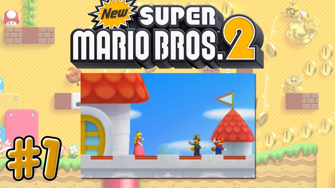 Let's Play FR HD 100% New Super Mario Bros. 2 - Monde 1