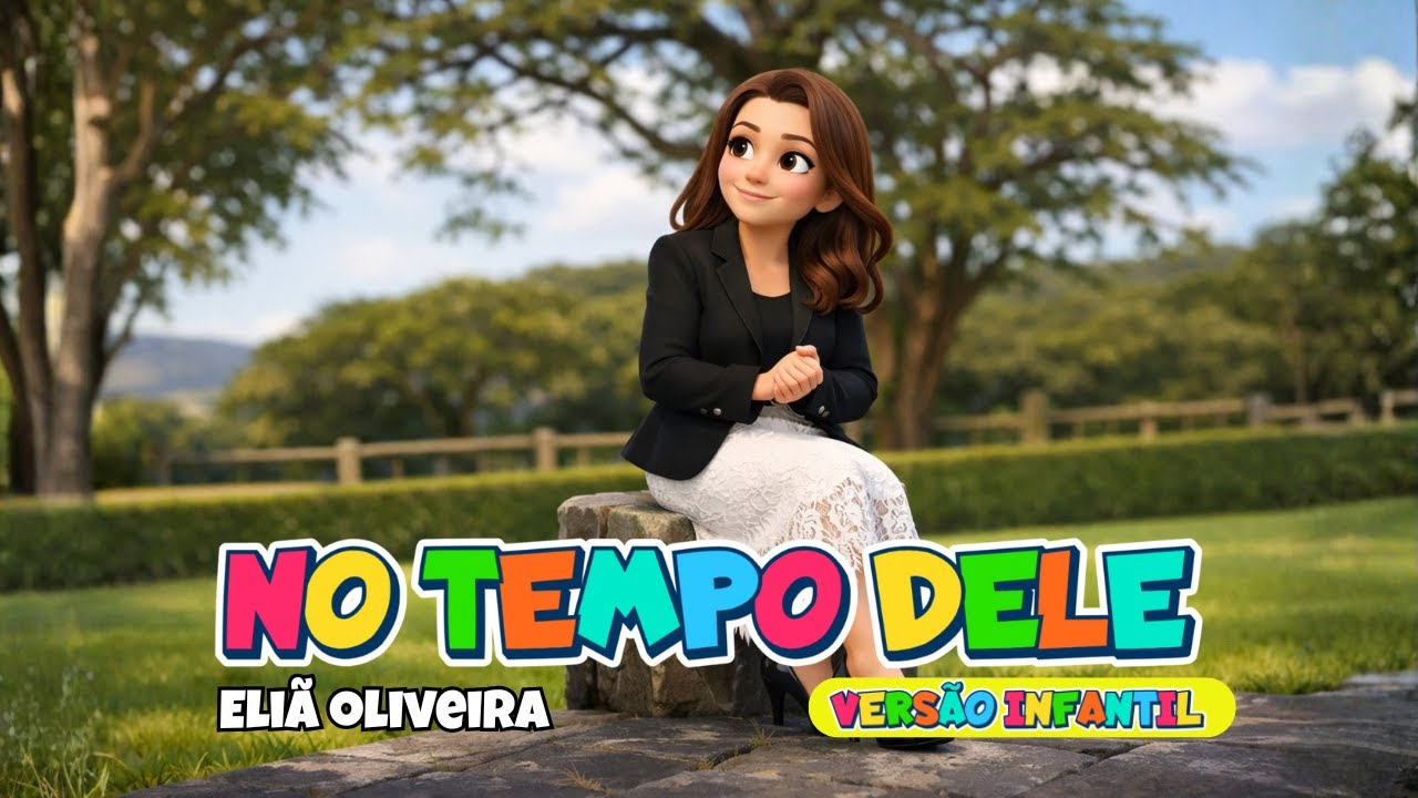 ELIÃ OLIVEIRA - NO TEMPO DELE | VERSÃO INFANTIL [COVER] | LOUVORES PARA CRIANÇA