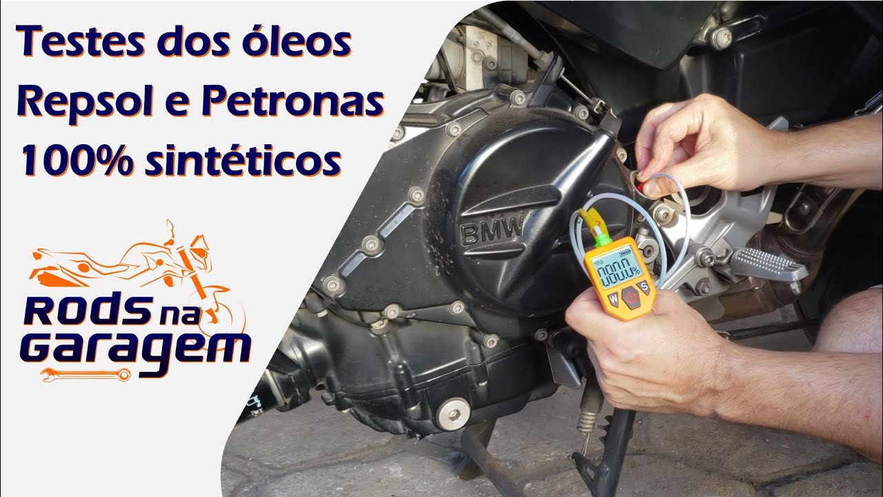 Teste dos &oacute;leos Petronas Sprinta e Repsol Moto 100% sint&eacute;ticos na Z300 e F800R #motos #manuten&ccedil;&atilde;o