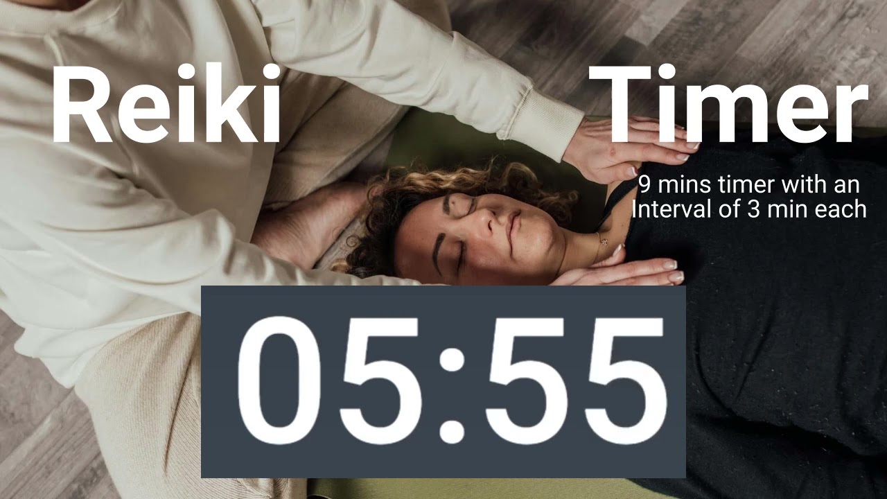 Reiki Timer 9 min with 3 min interval bells | No Music 