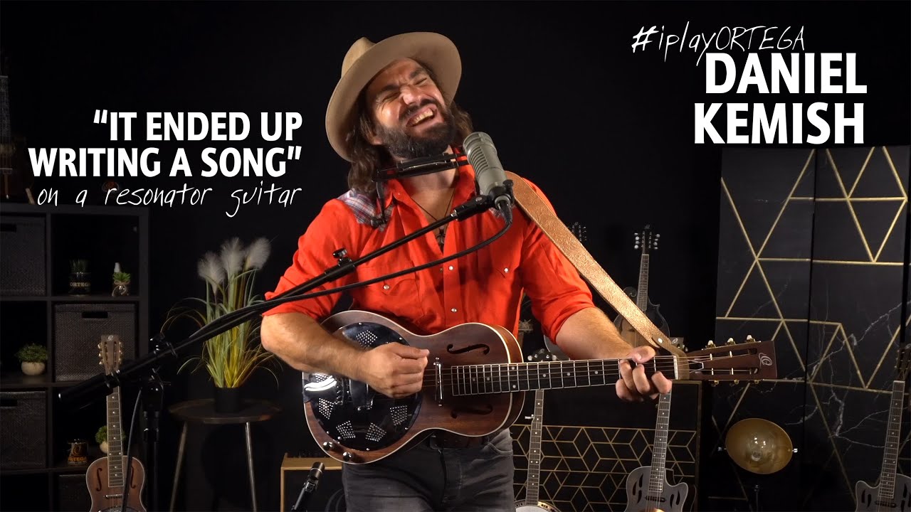 ”It ended up writing a song” | Daniel Kemish on a parlor body Resonator Guitar | Ortega RRG30E-WB
