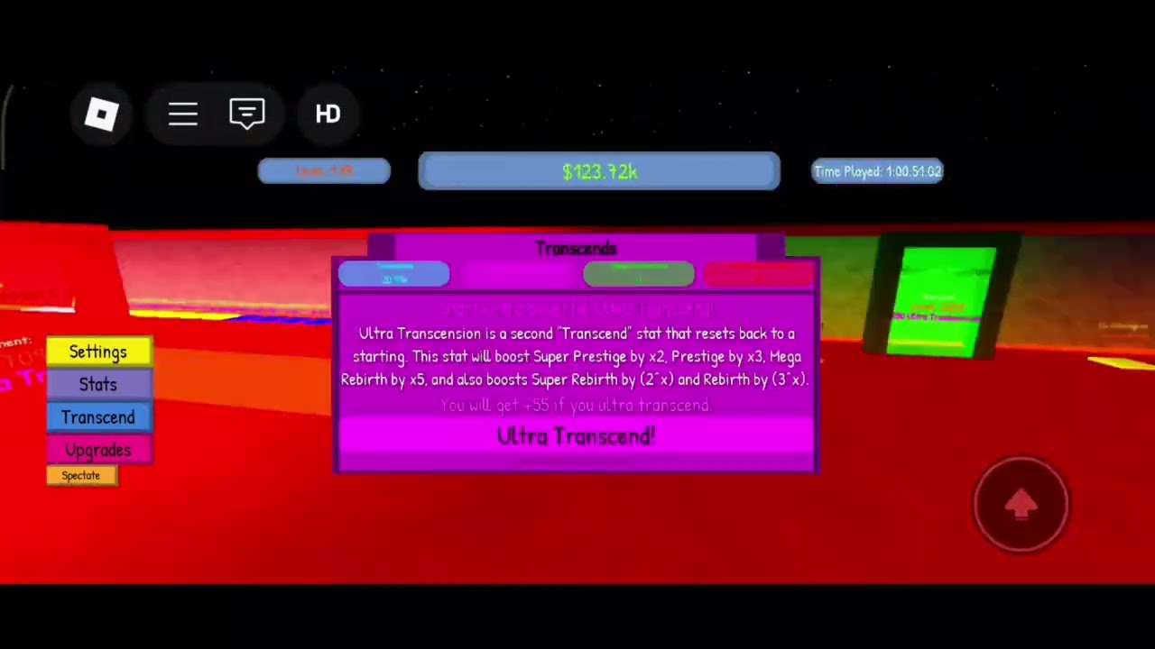 Getting 66 Ultra transcension! 