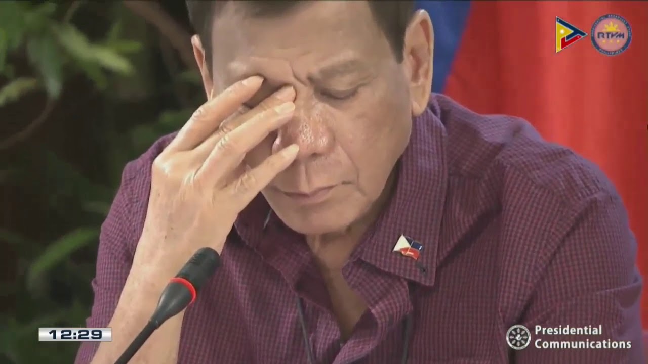 Unexpected music at Duterte's coronavirus briefing