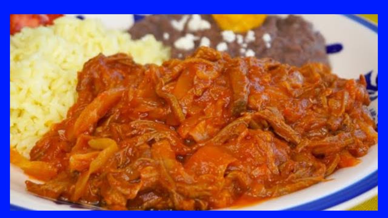 receta de CARNE DESHEBRADA de RES GUISADA ESTILO CARNE POLACA   muy RENDIDORA