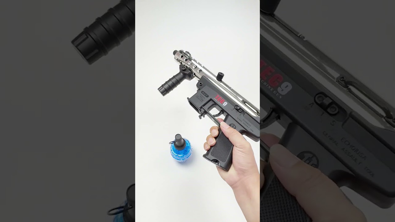 FULL METAL TEC 9 🔫 #GelBlaster #ToyGun #Toys #orbeez #airsoft