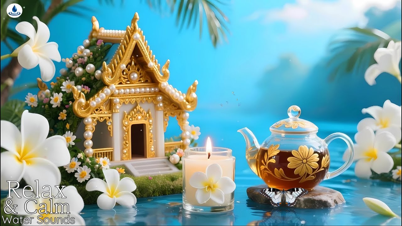 💆‍♀️ Deep Massage Music: Soft Piano & Water Sounds | Spa Therapy, Yoga & Sleeping
