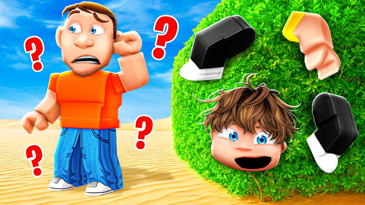finding IMPOSSIBLE Spots in Roblox Hide Your Body Parts..