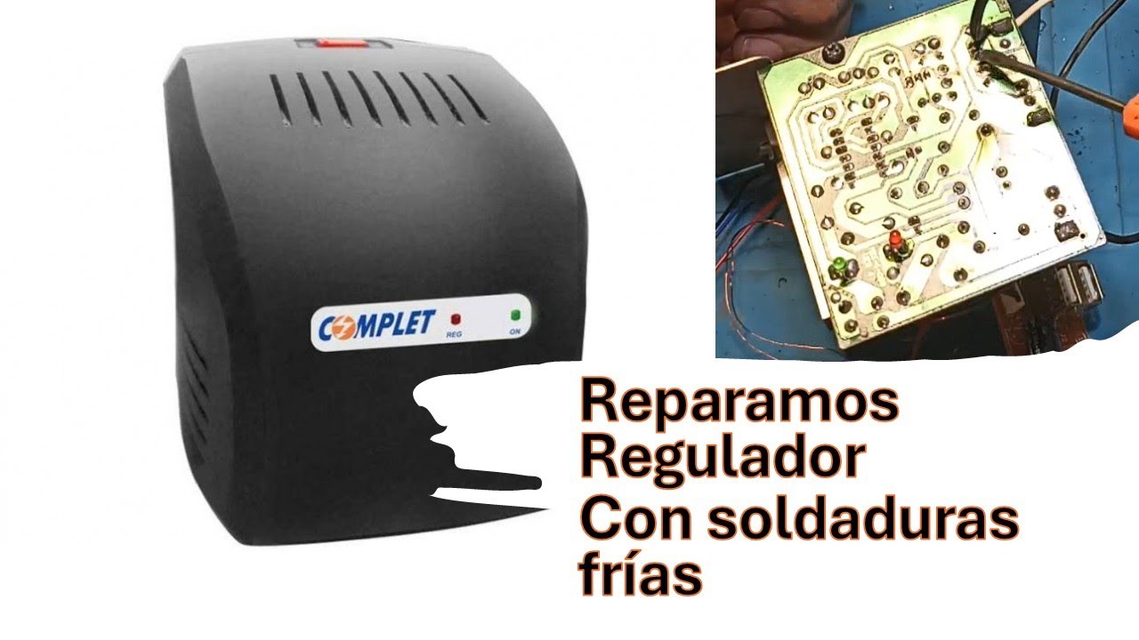 Reparacion de regulador de voltaje. hecha humo y huele a quemado. Complent RPLUS 1300 650W 1300VA