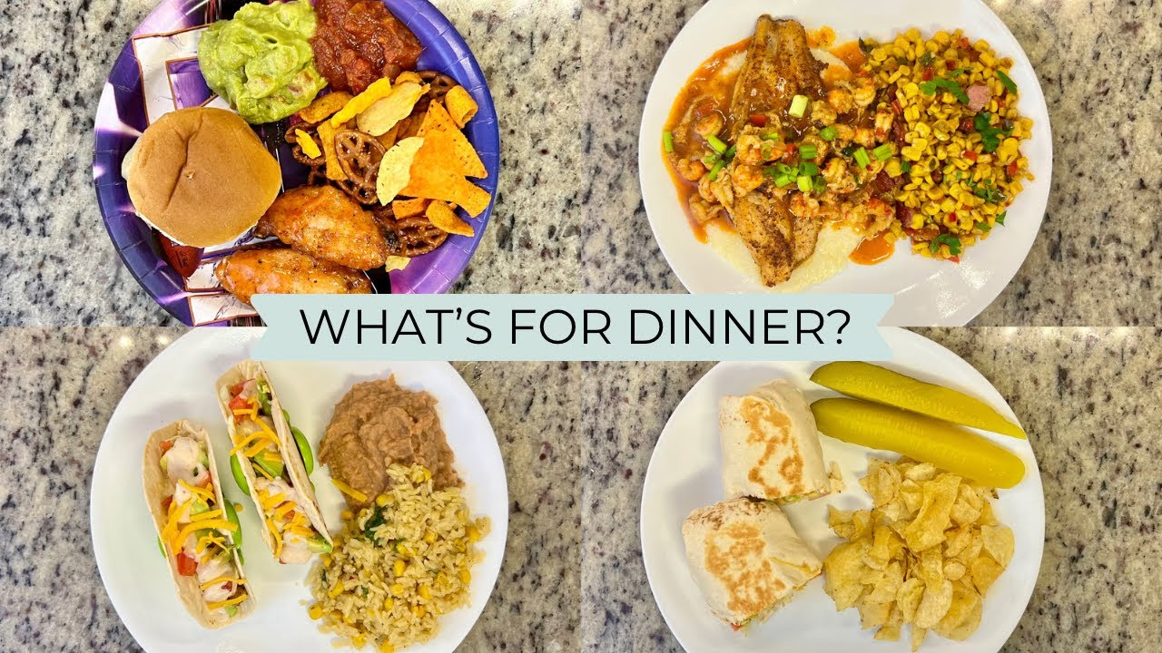 WHAT’S FOR DINNER? | EASY & BUDGET FRIENDLY | REALISTIC WEEKNIGHT MEALS | DINNER INSPIRATION